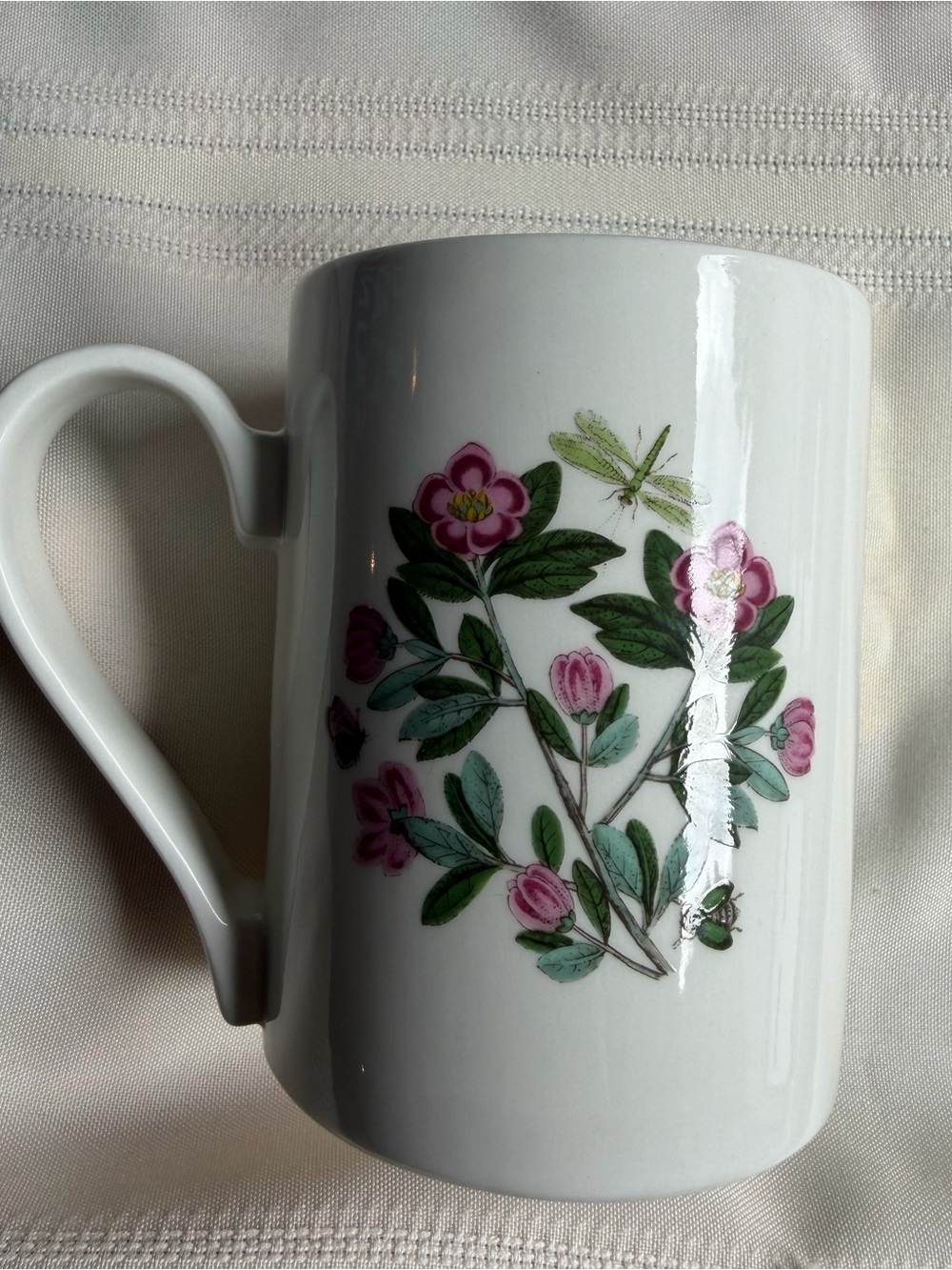 Portmeirion Botanic Garden Rhododendron Lepidotum Breakfast Mug England Vintage
